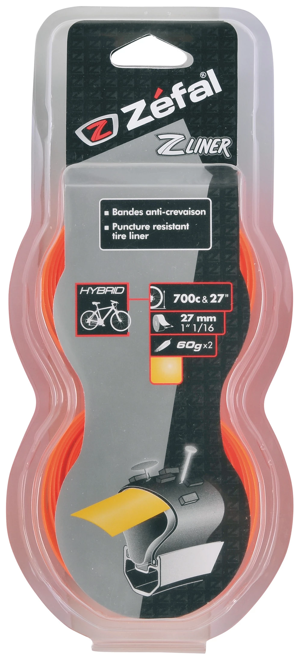 ZEFAL Z Liner Bande Anti-crevaison Trekking/Hybrid/Gravel 1 ZEFAL Z Liner Bande Anti-crevaison Trekking/Hybrid/Gravel