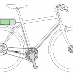 Shimano Batterie STEPS BT-E6001 504Wh Pour Montage Sur Le Porte-bagages -Le Cyclo Moderne Soldes Boutique Shimano STEPS BT E6001 504Wh Akku fur Gepacktragermontage