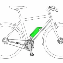 Shimano Batterie STEPS BT-E6010 418Wh Pour Montage Sur Cadre -Le Cyclo Moderne Soldes Boutique Shimano STEPS BT E6010 418Wh Akku fur Rahmenmontage a